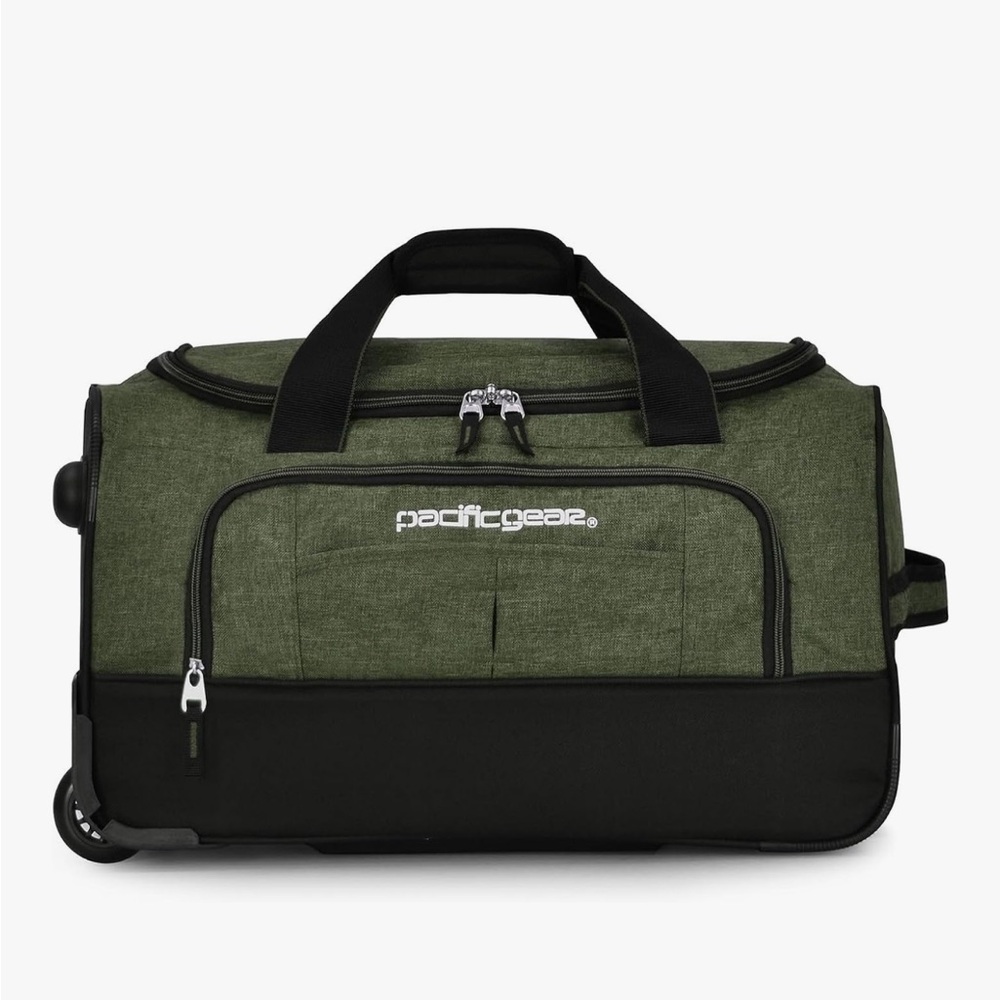 Pacific Gear Men's Rolling Duffel Bag - Olive, NEW with tags